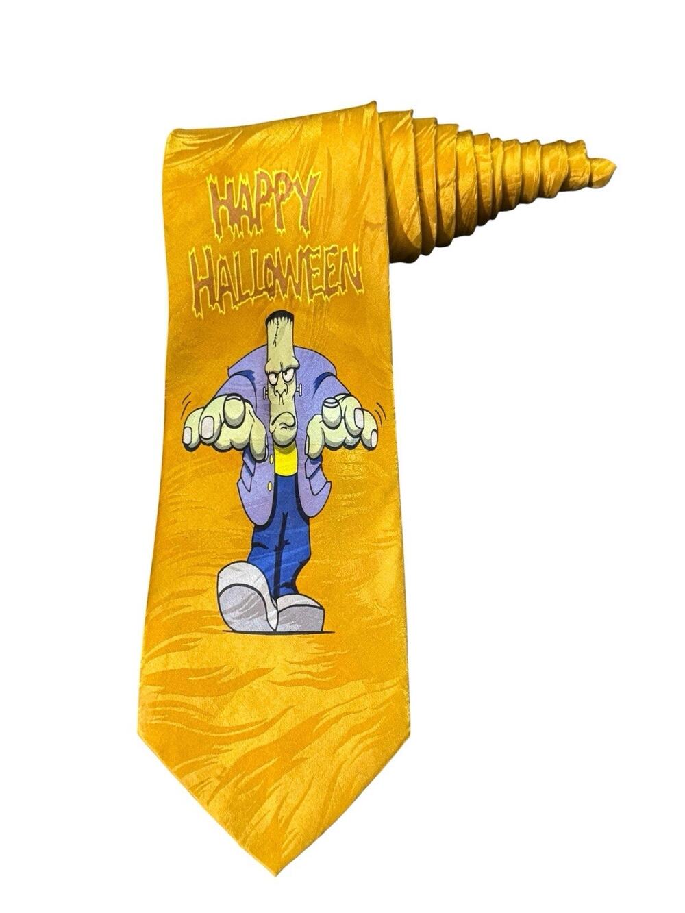 Keith Daniels happy Halloween Frankenstein Monster Novelty Necktie